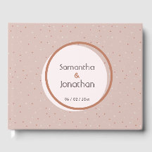 Beige Punkte und Kreise Hochzeit