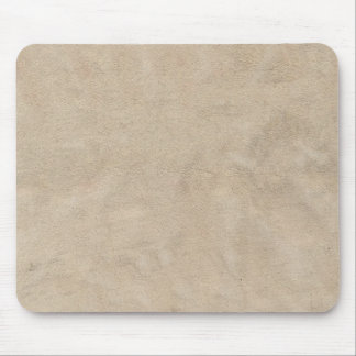 Beige Retro kundenspezifisches Veloursleder Mousepad