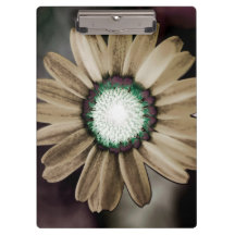 Beige Rustic Daisy Clipboard