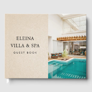 Beige Sand Tan Villa Wellness-Center Urlaub Vermie Gästebuch