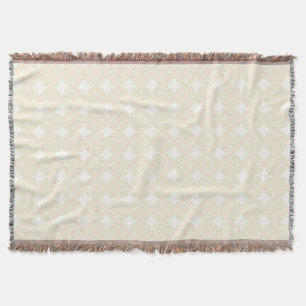 Beige Shippo-Muster Decke