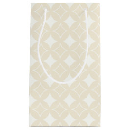 Beige Shippo-Muster Kleine Geschenktüte