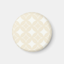Beige Shippo-Muster Magnet