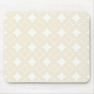 Beige Shippo-Muster Mousepad