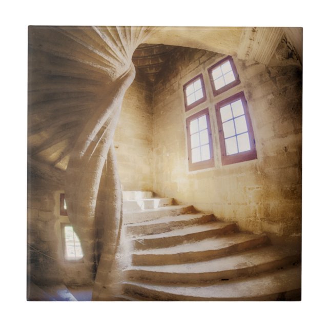 Beige-Spirituosen-Treppe, Frankreich Fliese (Vorderseite)