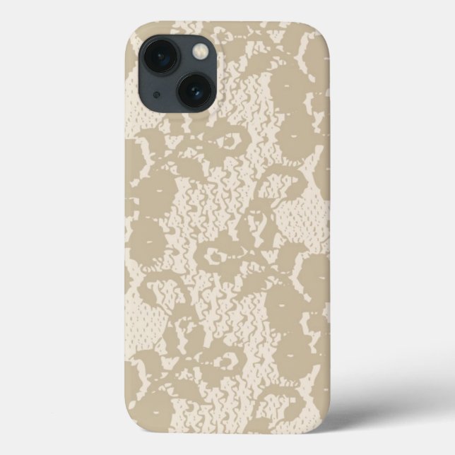 Beige Spitze Case-Mate iPhone Hülle (Rückseite)