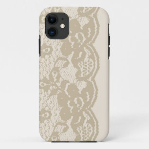 Beige Spitze Case-Mate iPhone Hülle