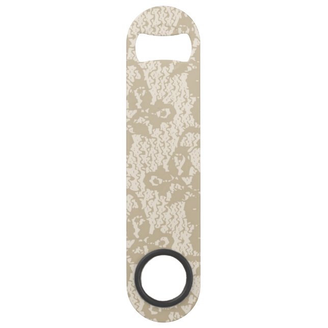 Beige Spitze Speedflaschenöffner (Vorderseite)