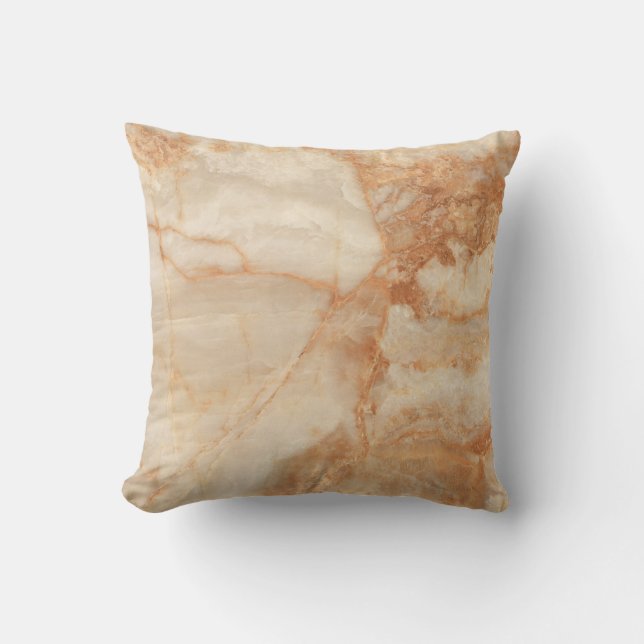 Beige Steinstruktur Kissen (Vorderseite)