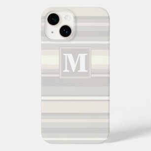 Beige Streifen Case-Mate iPhone 14 Hülle