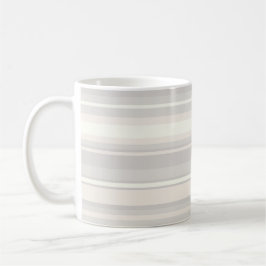 Beige Streifen Kaffeetasse