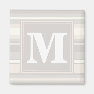 Beige Streifen Magnet