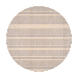 Beige Streifen Schneidebrett