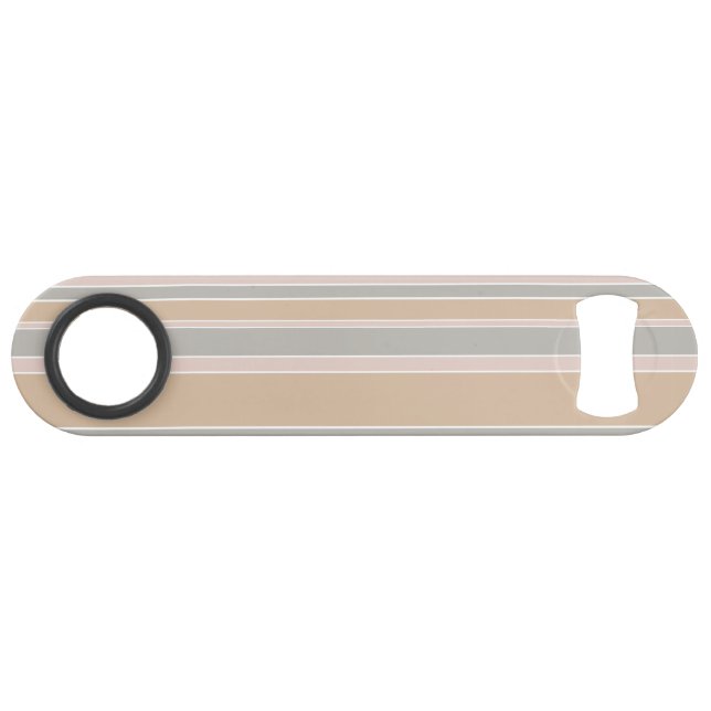 Beige Streifen Speed Flaschenöffner (Vorderseite (Horizontal))