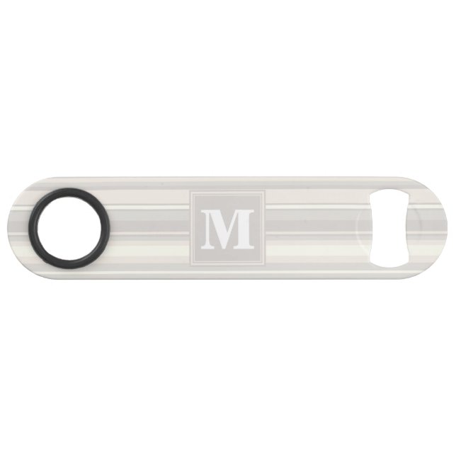 Beige Streifen Speed Flaschenöffner (Vorderseite (Horizontal))