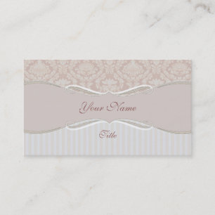 Beige Strip-Visitenkarte Visitenkarte