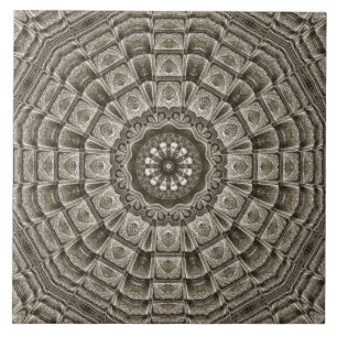 Beige Taupe Dekorative Keramik Tile Fliese