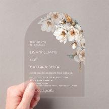 Beige Terrakotta Blumen Hochzeit