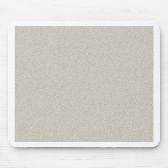 Beige Textil-Papierzubehör, das Sie anpassen könne Mousepad (Vorne)