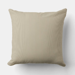 Beige Ticking-Streifen-Kissen Kissen