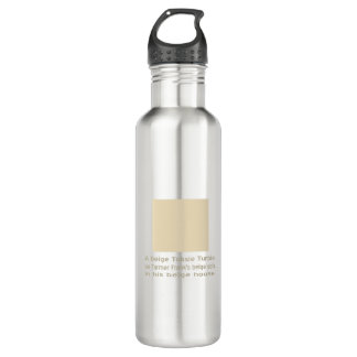 Beige Toksie Turbie über Biege Trinkflasche