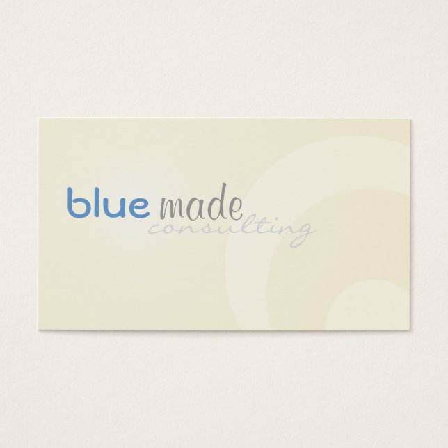 Beige und Blau (Vorderseite)