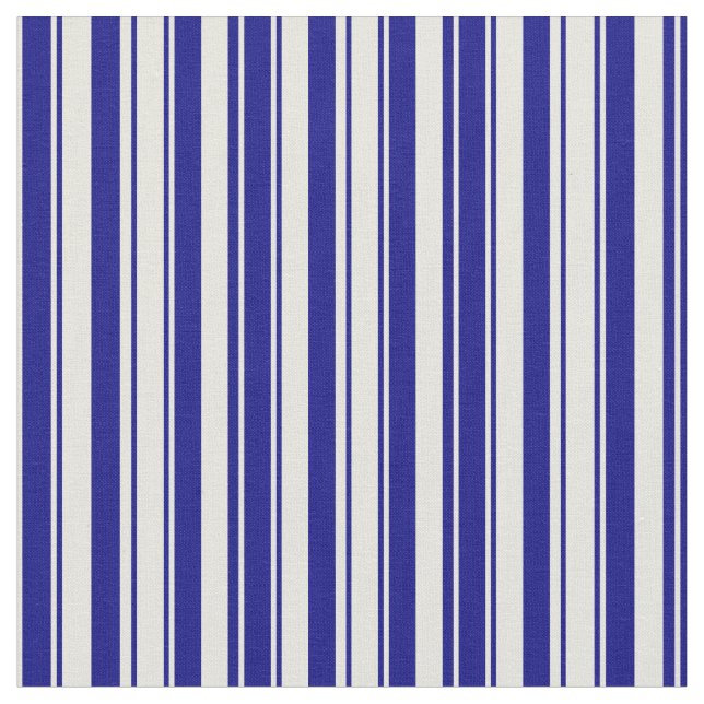 Beige und blaue Farbmuster Stoff (Nahaufnahme)