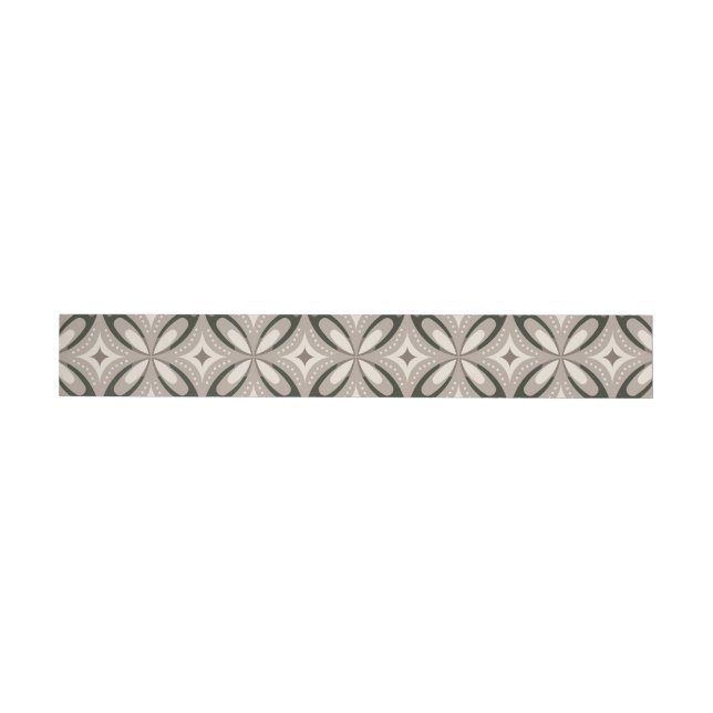 Beige und braune Retro-Kreisformen (Person)