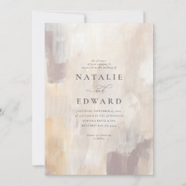 Beige- und cremefarbene Hochzeit mit lackierten St