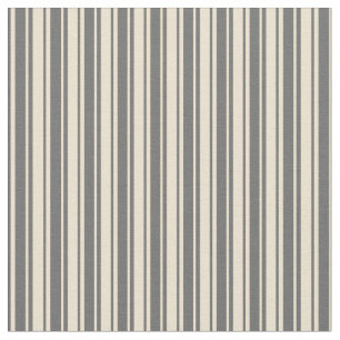 Beige und Dim Gray Lines Muster Stoff