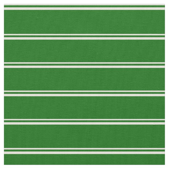 Beige und dunkelgrüne Farbmuster Stoff (Nahaufnahme)