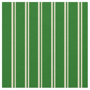 Beige und dunkelgrüne Muster Stoff