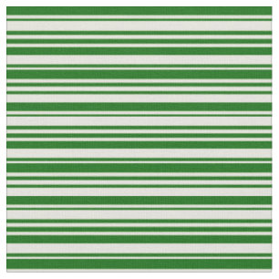 Beige und dunkelgrüne Streifen Stoff