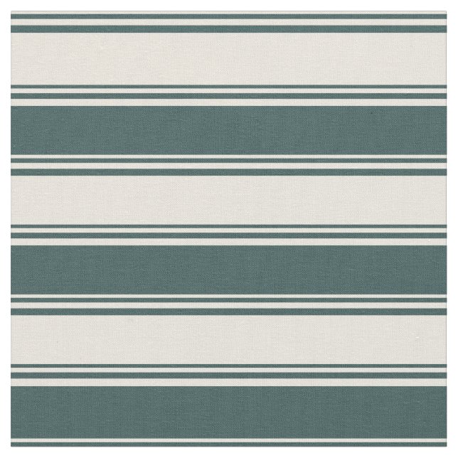 Beige und dunkle Slate Grau farbiges Muster Stoff (Nahaufnahme)