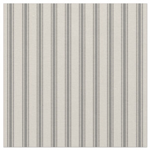Beige und graue klassische Tick-Streifen Stoff
