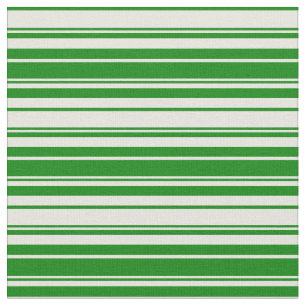 Beige und grüne farbige Linien Stoff