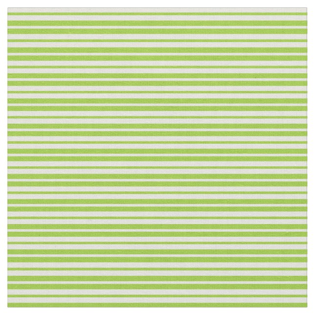 Beige und grüne Linien Stoff (Nahaufnahme)
