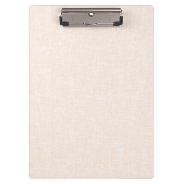 Beige und pfirsichfarbene Textur mit Weiß. Klemmbrett (Vorderseite)
