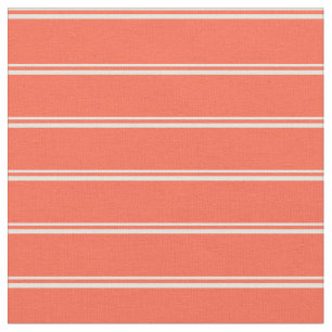 Beige und rote Streifen/Linienmuster Stoff