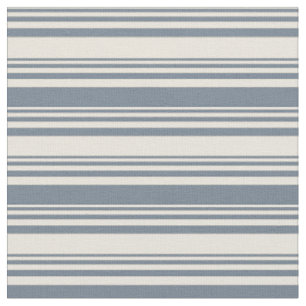 Beige und Schiefergraue, farbige Linienmuster Stoff