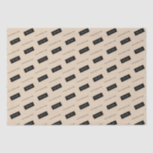 Beige Verpackung moderner Firmennamen