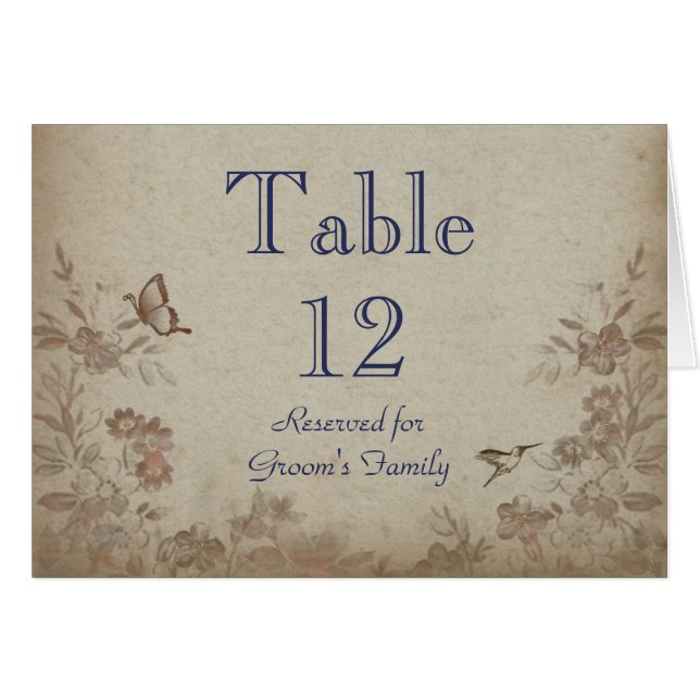 Beige vintage Floral (Devant Horizontal)