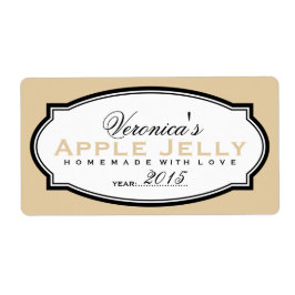 BEIGE VINTAGE MODERNE | STICKER PERSONNALISÉ