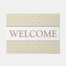 Beige Welcome Doormat Fußmatte
