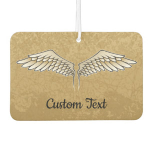 Beige Wings Car Air Freshener Autolufterfrischer