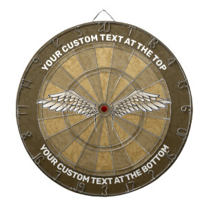 Beige Wings Dart Board Dartscheibe