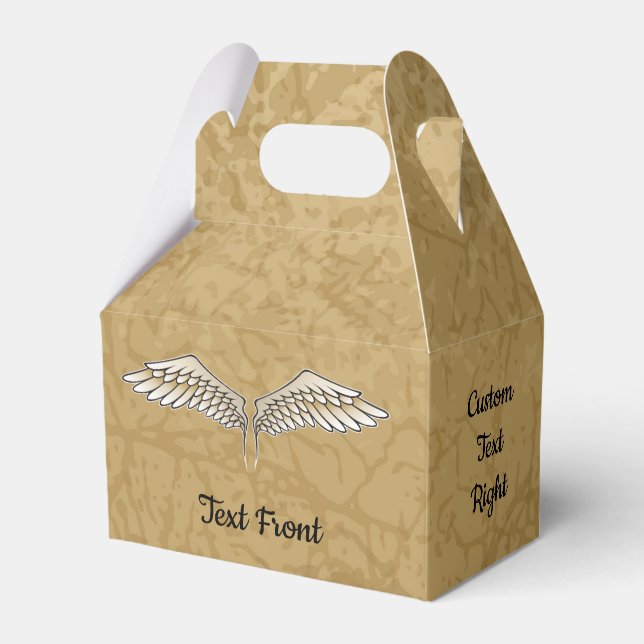 Beige Wings Fvor Box Geschenkschachtel (Vorderseite)