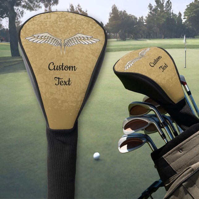 Beige Wings Golf Head Cover Headcover (Von Creator hochgeladen)