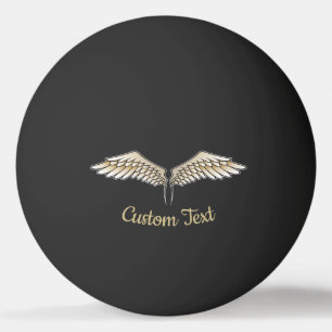 Beige Wings Ping Pong Ball Tischtennisball