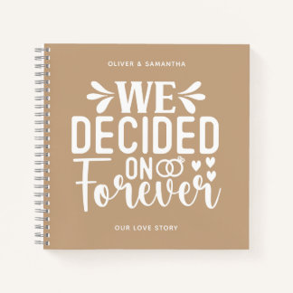 Beige wir entschieden uns für Forever Notebook Notizbuch